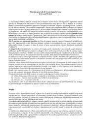 Principi generali di Tossicologia forense - Editrice Esculapio