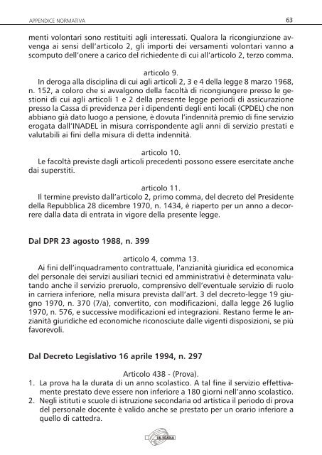 ADEMPIMENTI DEL PERSONALE NEO ASSUNTO CON ...