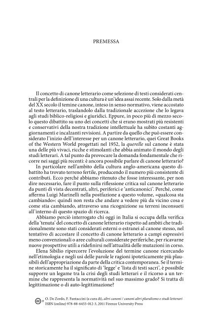 biblioteca di studi di filologia moderna – 10 - Firenze University Press
