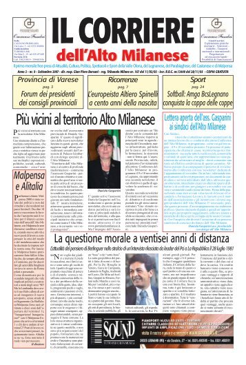 Corriere - Alto Milanese in Rete – AMR