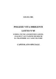 POLIZZE VITA DIRIGENTI LOTTO N°05 - Gelsia