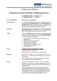 Erfolgreich mit Ihrem Domladen, Schriftenstand & Co. - MDG