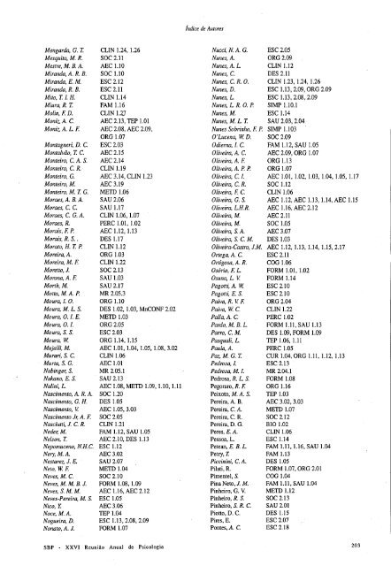 1996 - Sociedade Brasileira de Psicologia