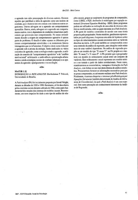 1996 - Sociedade Brasileira de Psicologia