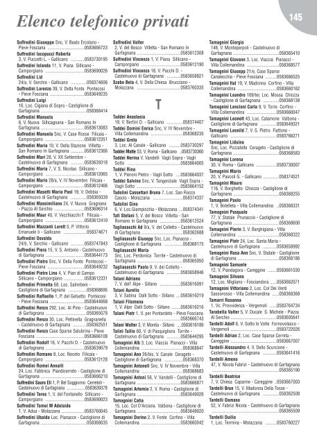 Elenco telefonico privati