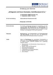 Erfolgreich mit Ihrem Domladen, Schriftenstand & Co. - MDG