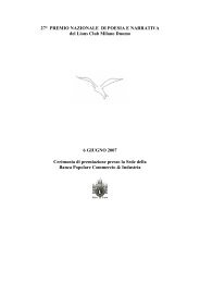 NARRATIVA POESIA - Milano Duomo