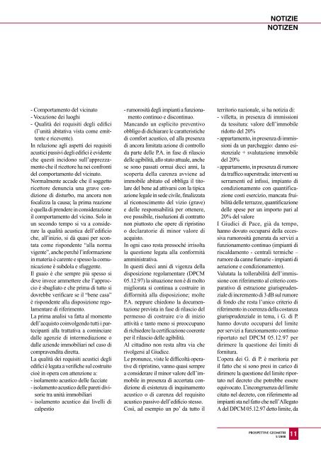 notiziario n.5.2008 - Collegio dei Geometri della provincia di Trento