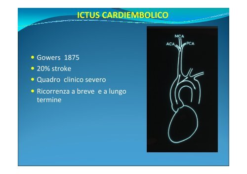 Clinica dell'Ictus cardioembolico