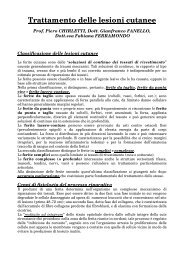 Dispense esercitazioni di soccorso chirurgico Prof. Chirletti