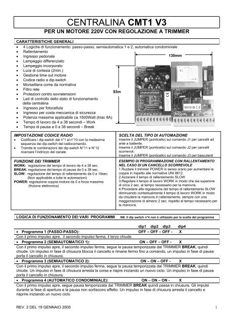 ST 96 - VDS automatismi per porte, automazioni per porte ...