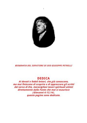 DEDICA - Giuseppe Petrelli