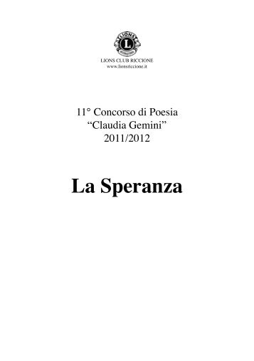 La Speranza - Lions Club Riccione