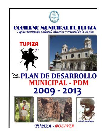 Plan de Desarrollo Municipal de Tupiza - Apemin II