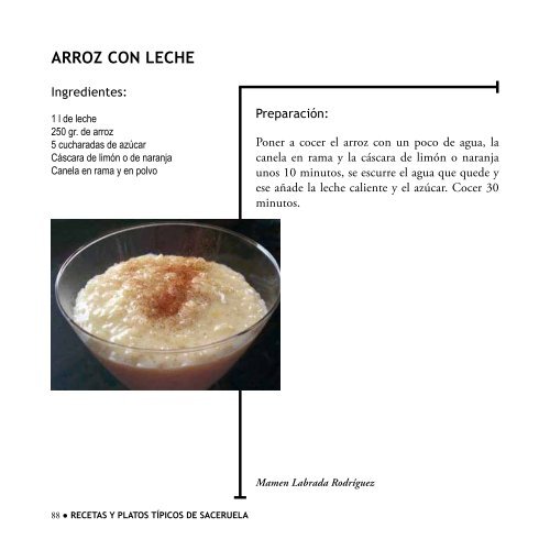 recetas y platos típicos de saceruela - Diputación Provincial de ...