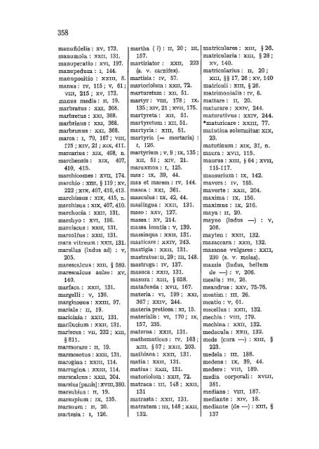 TABLE DES MOTS - Revues et Congrès