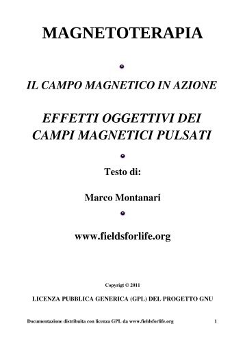 MAGNETOTERAPIA - Fieldsforlife.org