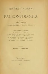 Rivista italiana di paleontologia e stratigrafia