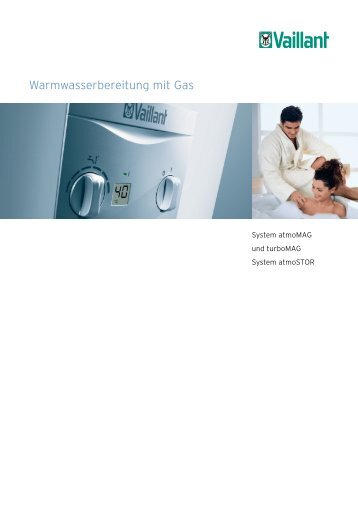 Warmwasserbereitung mit Gas - Vaillant