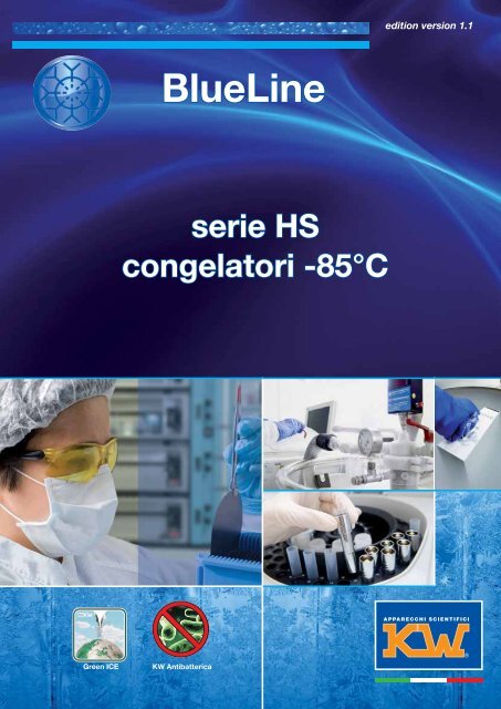 serie HSL congelatori - KW Apparecchi scientifici