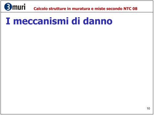 Calcolo strutture in muratura e miste secondo NTC 08