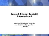 Lezioni 4-5-6 - IAS 16-17-40 - Economia