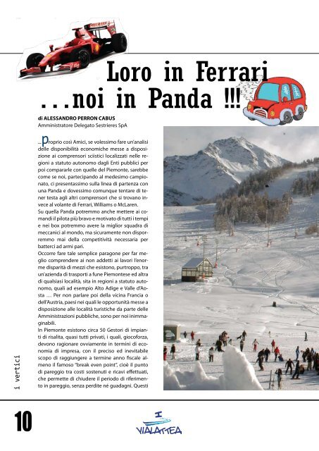 vialattea magazine 2010-2011