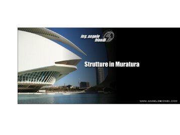 Strutture in muratura - Angelo Biondi