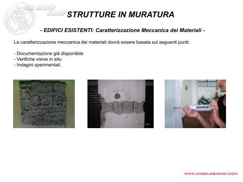 Strutture in muratura - Angelo Biondi