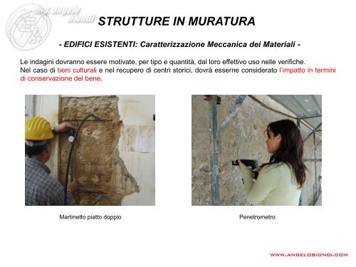 Strutture in muratura - Angelo Biondi