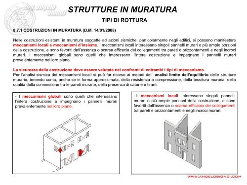 Strutture in muratura - Angelo Biondi