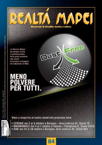 N.84 – Settembre 2007 - Mapei