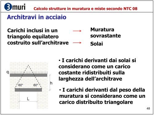 Calcolo strutture in muratura e miste secondo NTC 08
