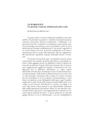 LA PUBBLICITÀ Un prodotto culturale nell'industria della ... - EDUCatt