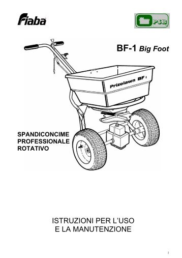 BF1 - Manuale d'uso - FIABA Srl