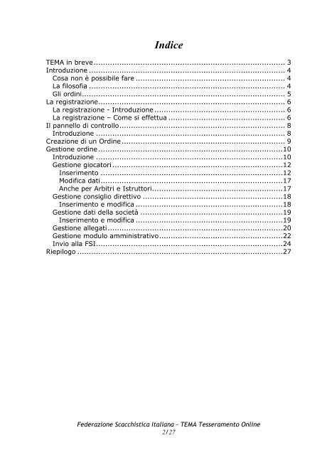 Manuale - Federazione Scacchistica Italiana