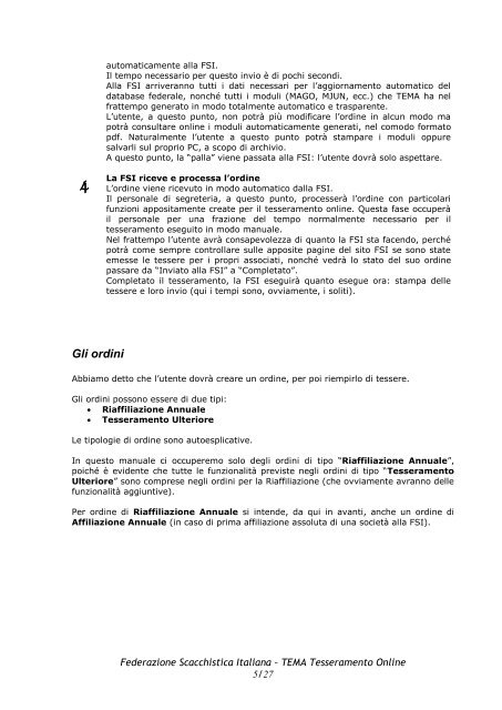 Manuale - Federazione Scacchistica Italiana