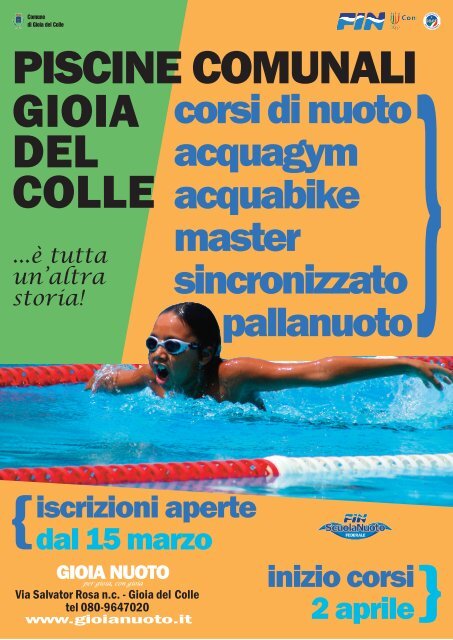 PISCINE COMUNALI GIOIA DEL COLLE - Piscina Comunale di ...