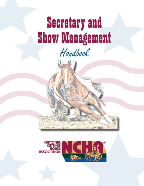 Secretary and Show Management - National Cutting Horse ...