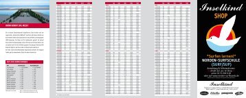 Der Gezeitenkalender 2013 - Erlebniszentrum Naturgewalten Sylt