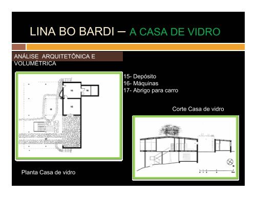Lina Bo Bardi - Casa de vidro - Histeo.dec.ufms.br