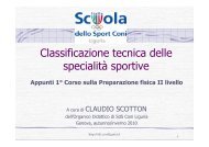 scotton classificazione tecnica specialita sportive.pdf - CONI Liguria