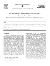 The mechanism of acicular ferrite in weld deposits