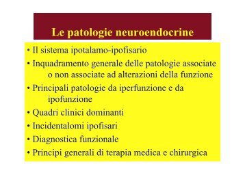 Le patologie neuroendocrine - Fisiokinesiterapia.biz