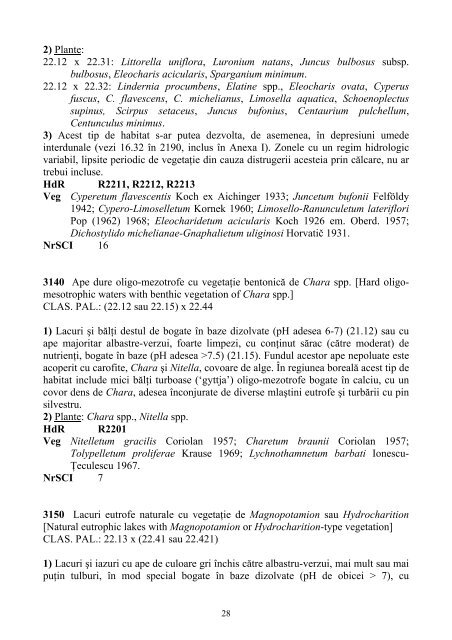 manual de interpretare a habitatelor natura 2000 ... - coastal-biodiv.ro