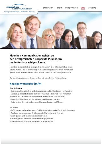 m/w - maenken kommunikation