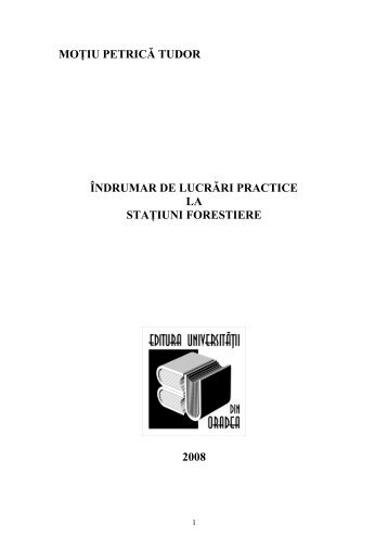 Indrumator Statiuni forestiere