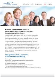 Anzeigenleiter / Unit-Leiter (m/w) - maenken kommunikation