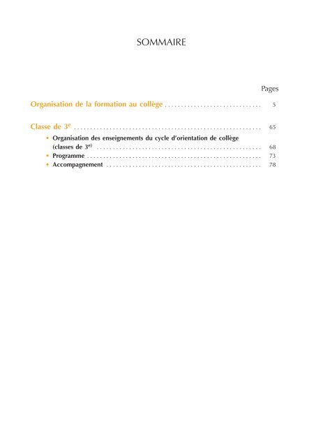 Programme de Latin 3e - Cndp