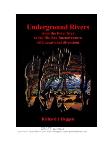 Underground Rivers - University of New Mexico